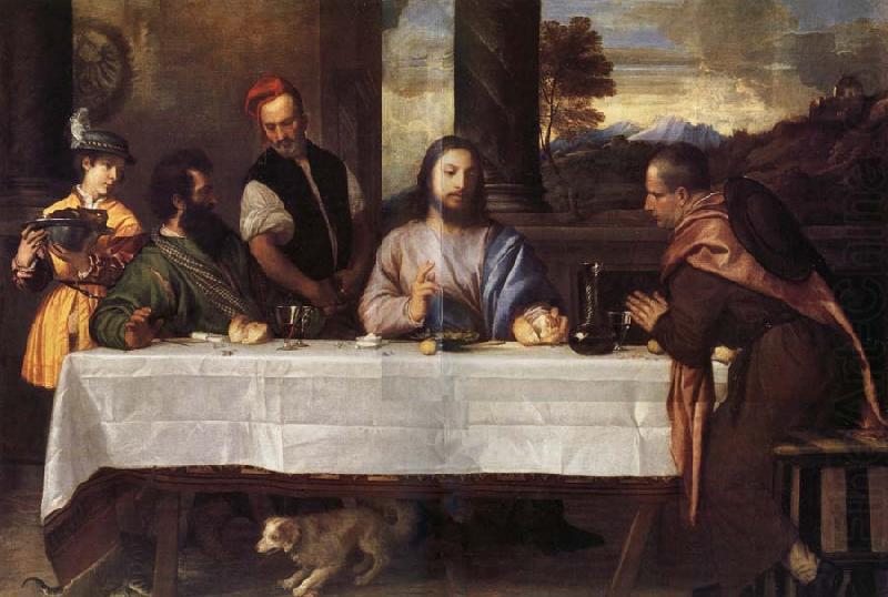 Le souper a Emmaus, TIZIANO Vecellio